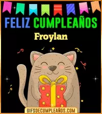 GIF Feliz Cumpleaños Froylan